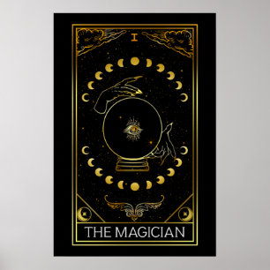 Major Arcana The Magician Tarot Card  Poster