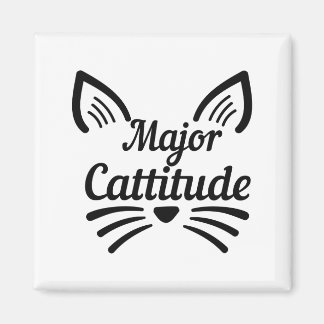 Major Cattitude Magnet