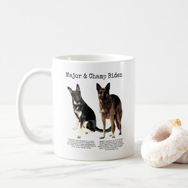 Major & Champ Coffee Mug (With Donut)