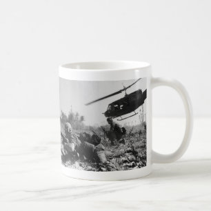 Major Crandall's UH-1D Helicopter in Vietnam War Coffee Mug