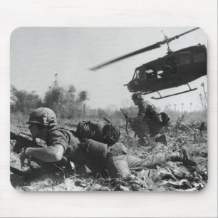 Major Crandall's UH-1D Helicopter in Vietnam War Mouse Mat