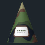 Major Cutie Party Hat Kids Birthday<br><div class="desc">Celebrate your little one’s special day with our Major Cutie Birthday products,  featuring playful army-inspired designs that make their celebration extra fun and memorable!</div>