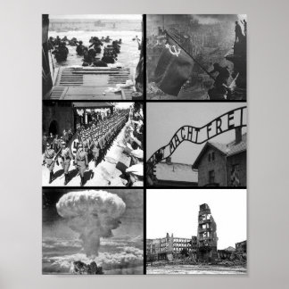 Major Events of WWII Poster