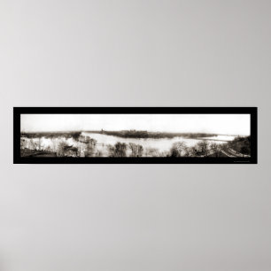 Major Flood Dayton Photo 1913 Poster