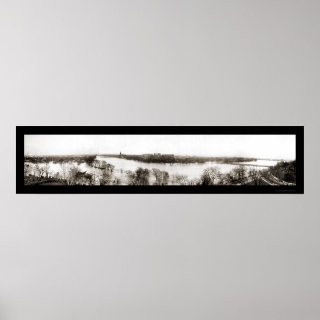 Major Flood Dayton Photo 1913 Poster (Front)