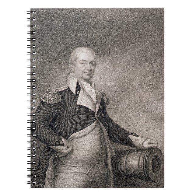 Major General Henry Knox (1750-1806) engraved by J Notebook (Front)