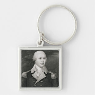 Major General Nathaniel Greene (1742-86), engraved Key Ring