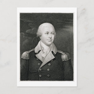 Major General Nathaniel Greene (1742-86), engraved Postcard