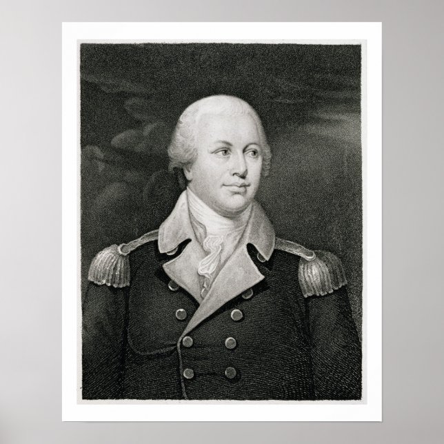 Major General Nathaniel Greene (1742-86), engraved Poster (Front)