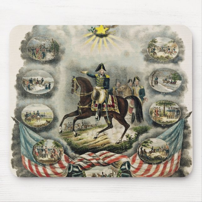 Major General William Henry Harrison, c.1813 Mouse Mat (Front)
