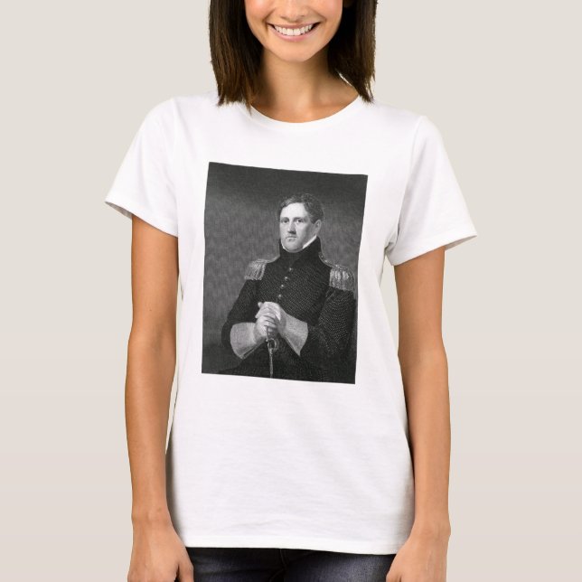 Major General Winfield Scott (1786-1866) engraved T-Shirt (Front)