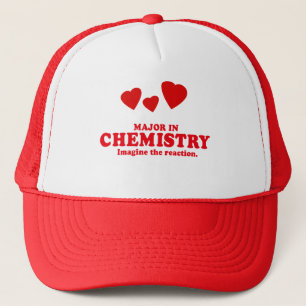 MAJOR IN CHEMISTRY - IMAGINE THE REACTION TRUCKER HAT