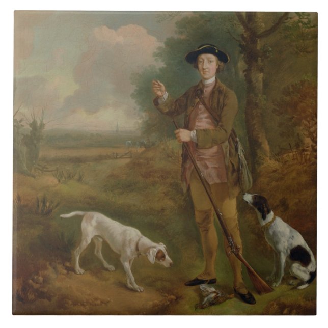Major John Dade (1726-1811) of Tannington, Suffolk Tile (Front)