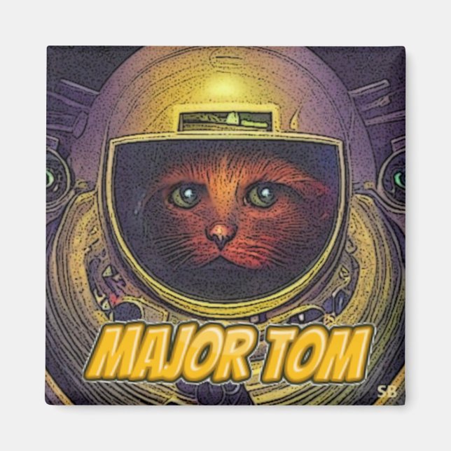 Major (Kitty) Tom: Magnet (Front)