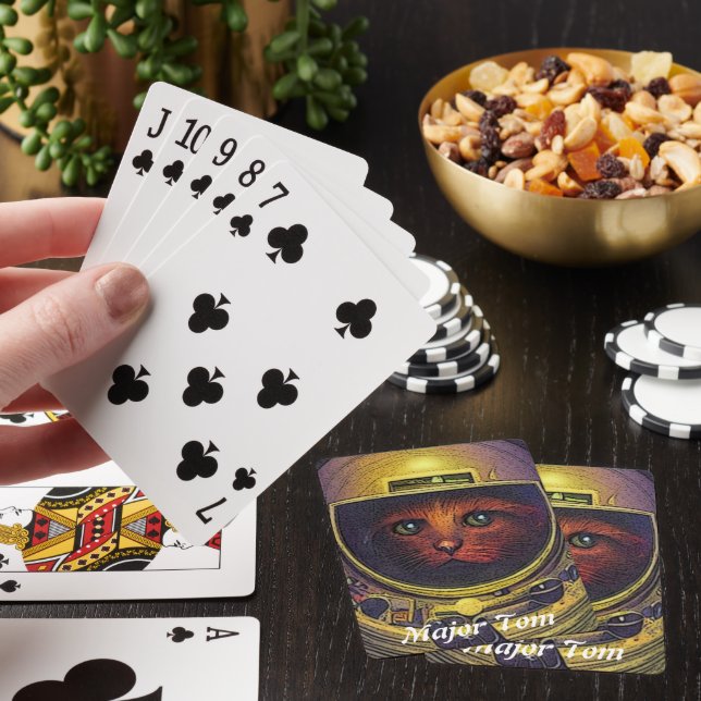 Major (Kitty)Tom: Playing Cards (In Situ)