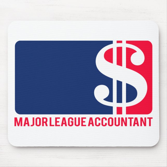 Major League Accountant Mouse Mat (Front)
