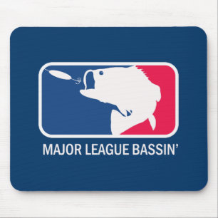 Major League Bassin Largemouth Bass Angler Mouse Mat