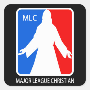 Major League Christian - MLC Square Sticker