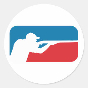 Major League Shooter Classic Round Sticker