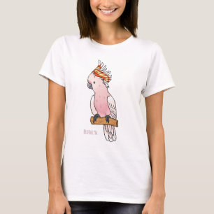 Major mitchell cockatoo bird cartoon illustration  T-Shirt
