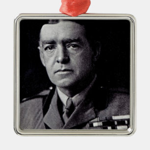 Major Sir Ernest Shackleton Metal Tree Decoration