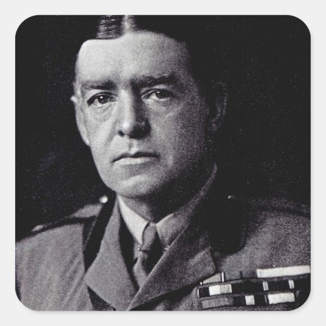 Major Sir Ernest Shackleton Square Sticker (Front)
