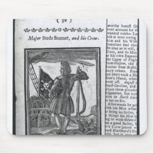 Major Stepe Bonnet, from 'Histories and Lives Mouse Mat