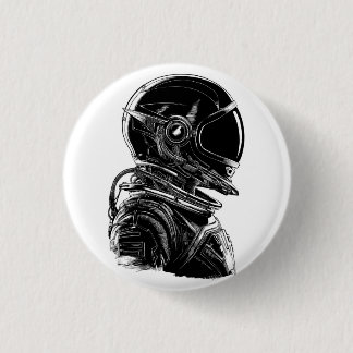Major Tom the Astronaut 3 Cm Round Badge