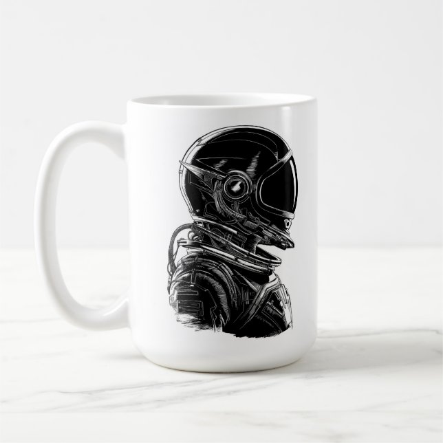 Major Tom the Astronaut Coffee Mug (Left)