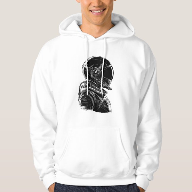 Major Tom the Astronaut Hoodie (Front)