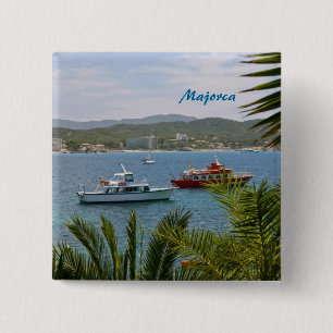 Majorca 15 Cm Square Badge