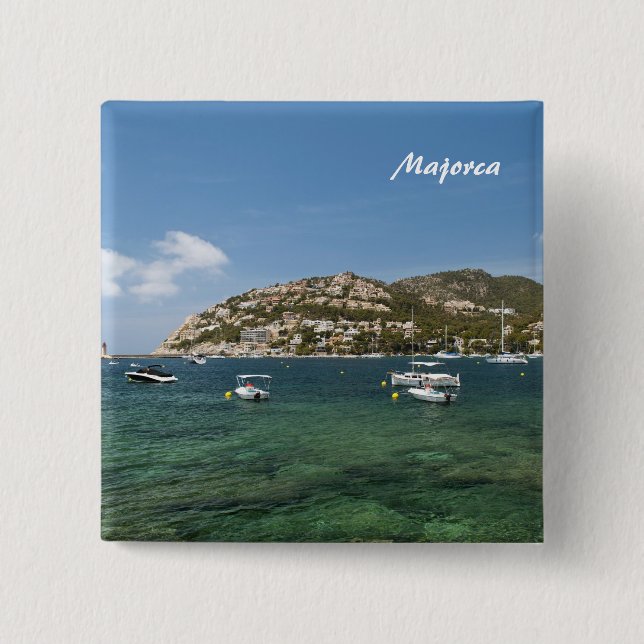 Majorca 15 Cm Square Badge (Front)