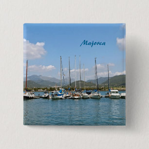 Majorca 15 Cm Square Badge