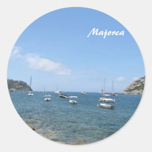 Majorca Classic Round Sticker