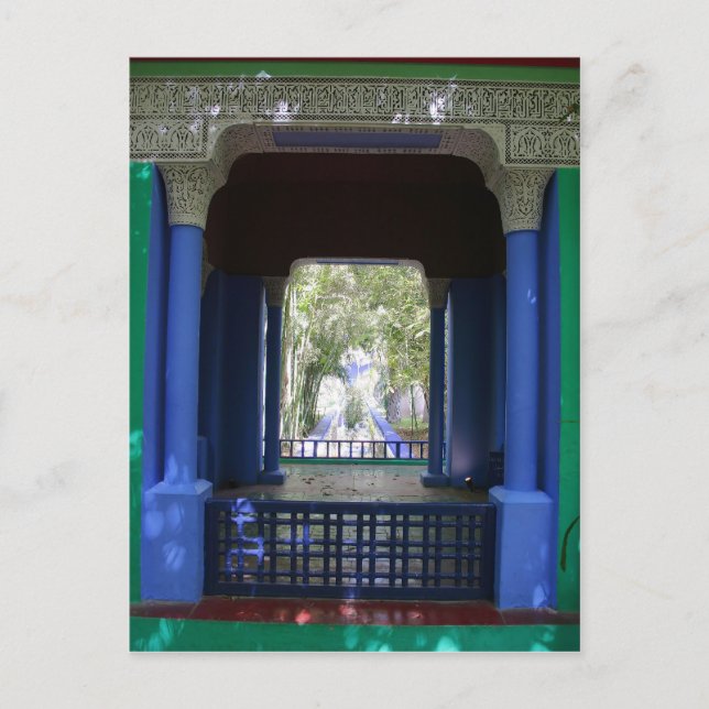 Majorelle Marrakesh Postcard (Front)