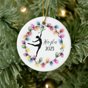 Majorette Baton Twirler Christmas Ornament