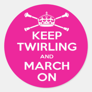 Majorette Classic Round Sticker