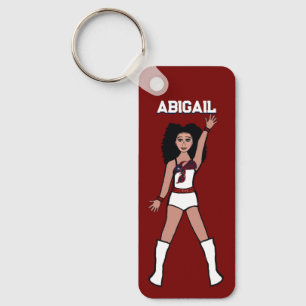 Majorette/ Dancer Keychain Red Hornet B