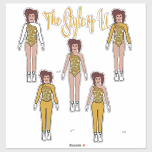 Majorette / Dancer Quick Change Stickers ( Shine )
