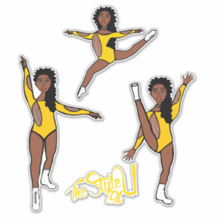 Majorette / Dancer Tri Pose Yellow