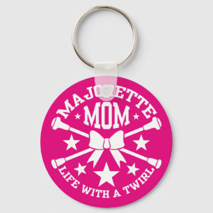 Majorette Mom Key Ring