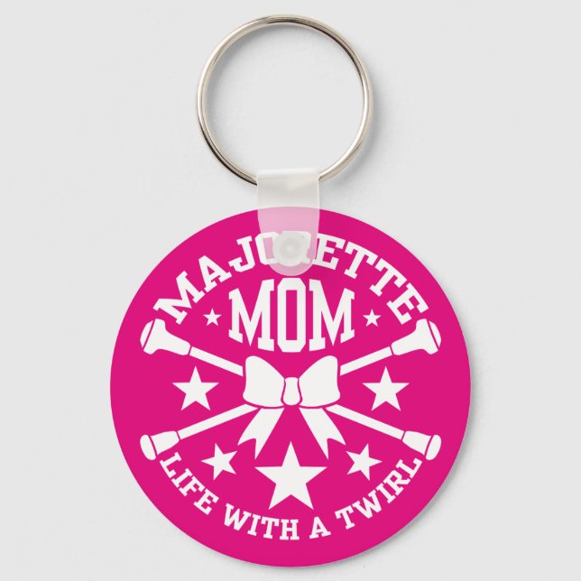 Majorette Mum Key Ring (Front)
