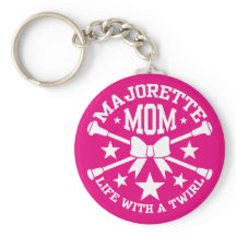 Majorette Mum Key Ring
