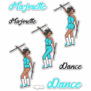 Majorette Quick Change Stickers (Marine)