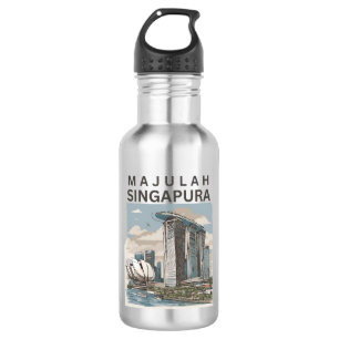 Majulah Singapura 532 Ml Water Bottle