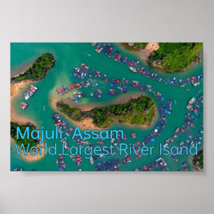 Majuli: The Largest River Island in Assam - Poster