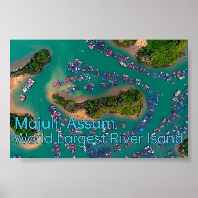 Majuli: The Largest River Island in Assam -  Poster (Front)