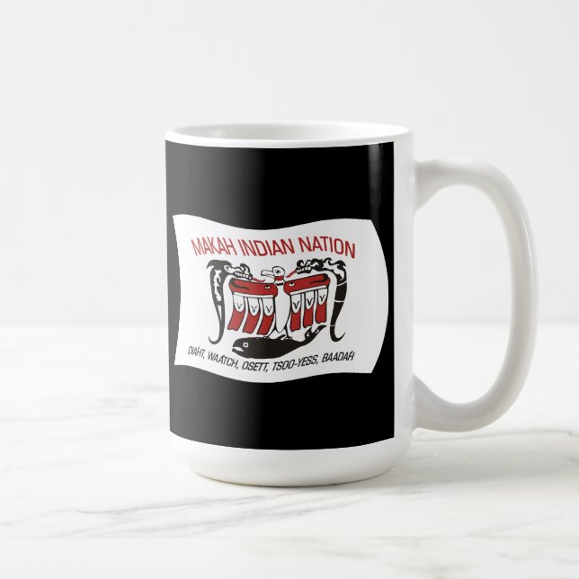 Makah Tribe Flag Mug (Right)
