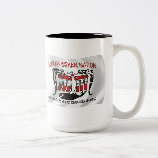 Makah Tribe Flag Mug (Right)
