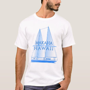 Makaha Coastal Nautical Sailing Sailor T-Shirt